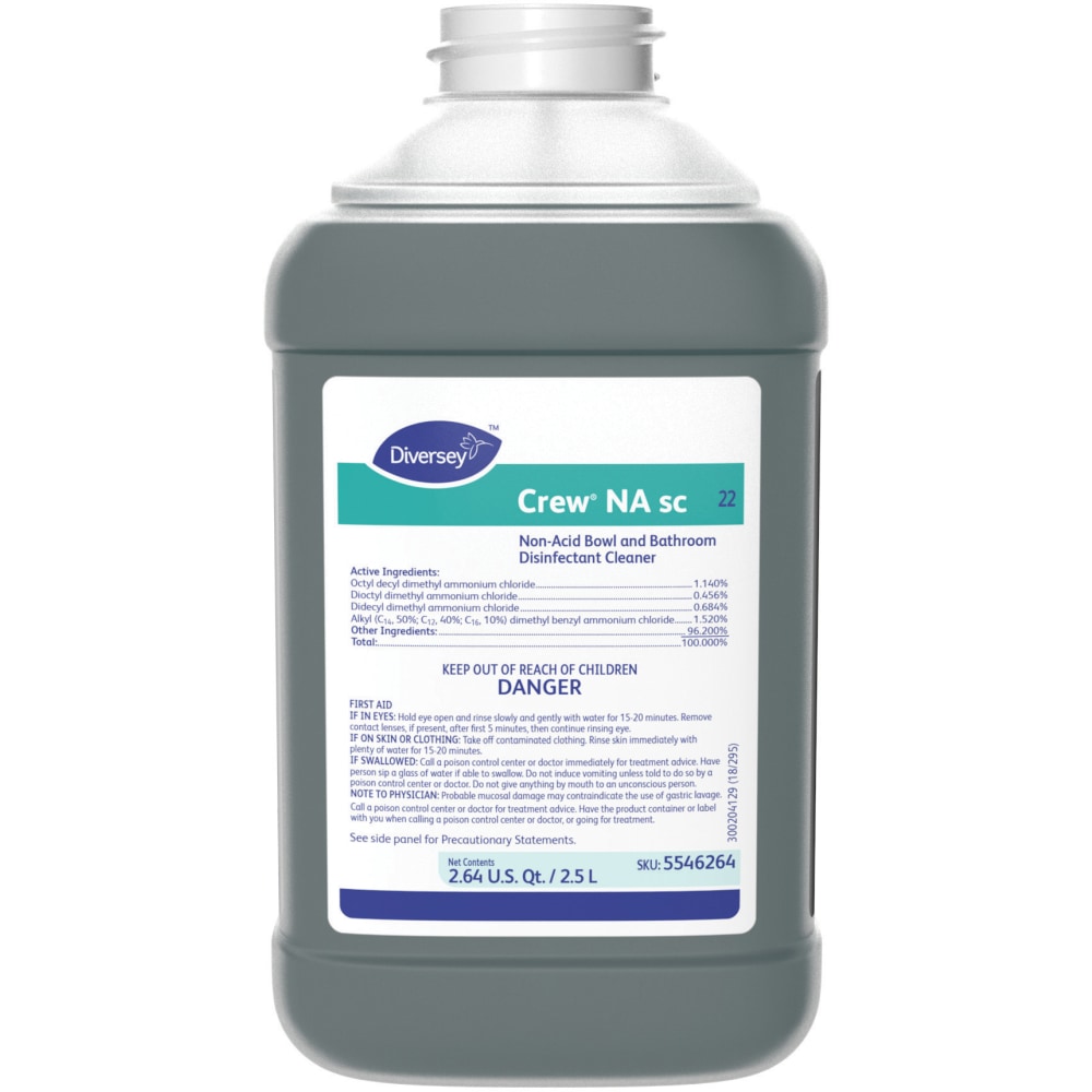 Diversey™ Crew® Nonacid Bowl And Bathroom Cleaner, 2.5L,