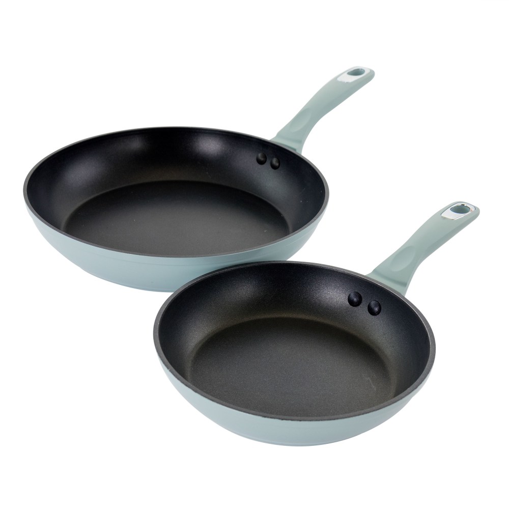 Oster Lynhurst 2-Piece Aluminum Nonstick Frying Pan Set,