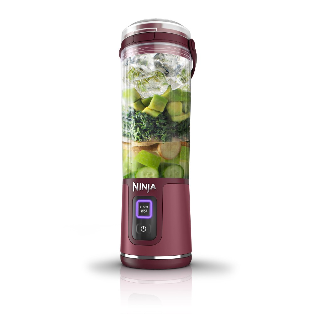 Ninja Blast Portable Blender, 18 Oz, Cranberry Red,