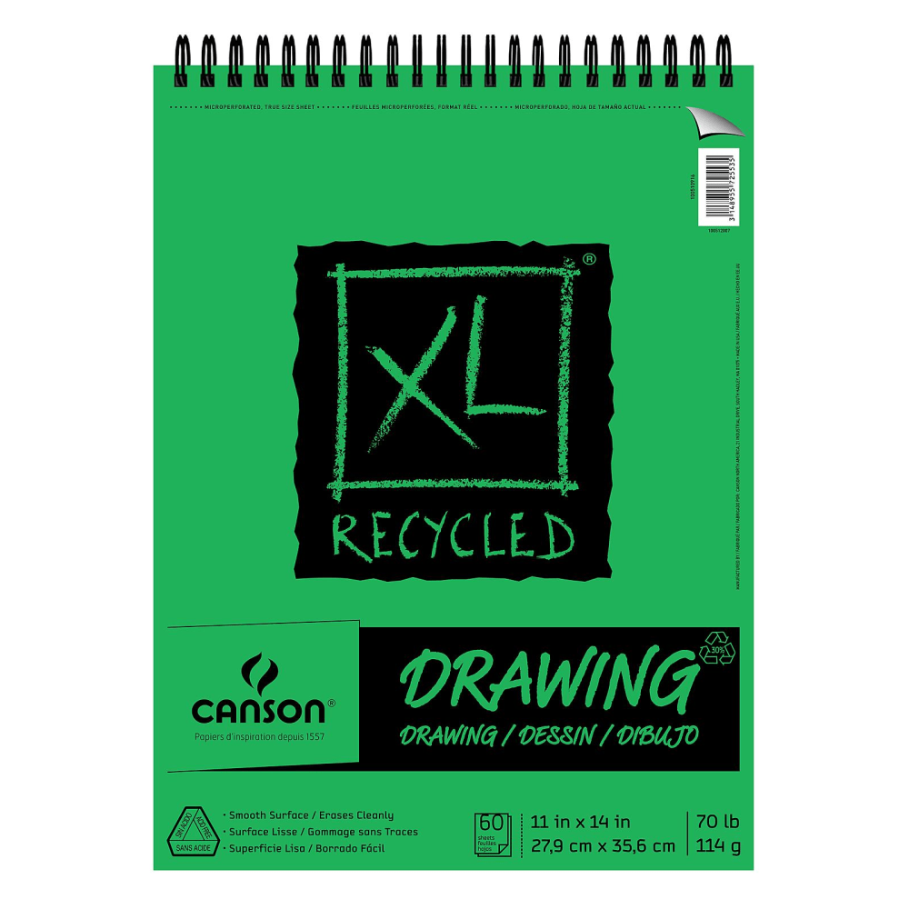 Canson XL Drawing Pads, 11" x 14", 60