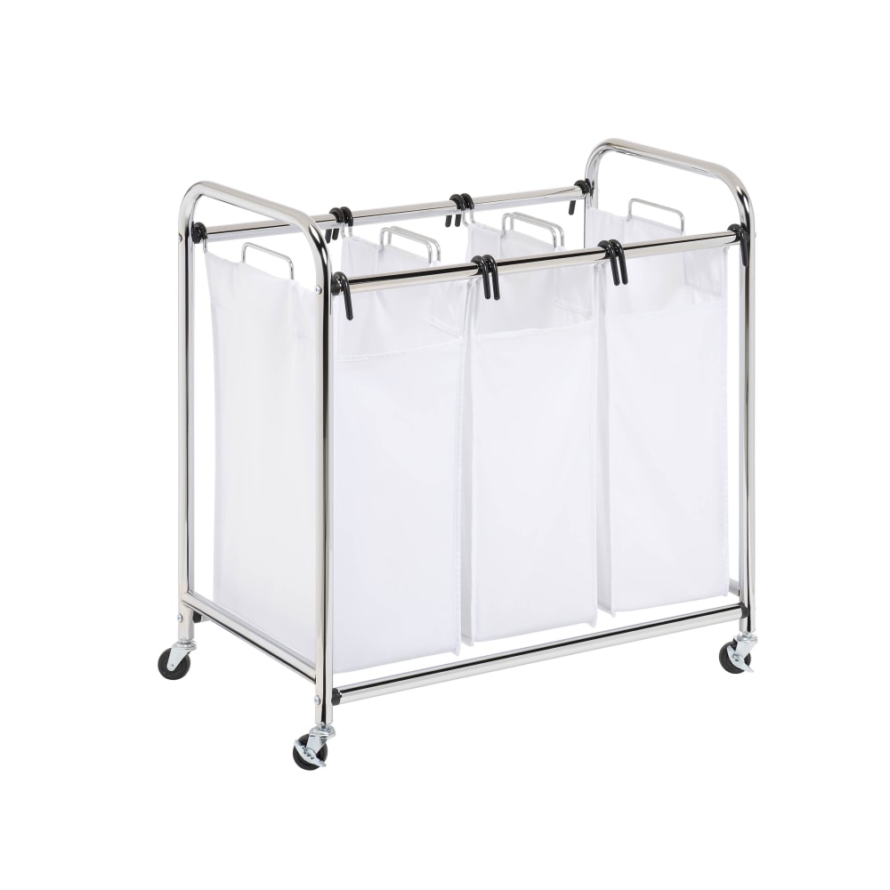 Honey-Can-Do Heavy-Duty Triple Laundry Sorter, Extra Large Size,