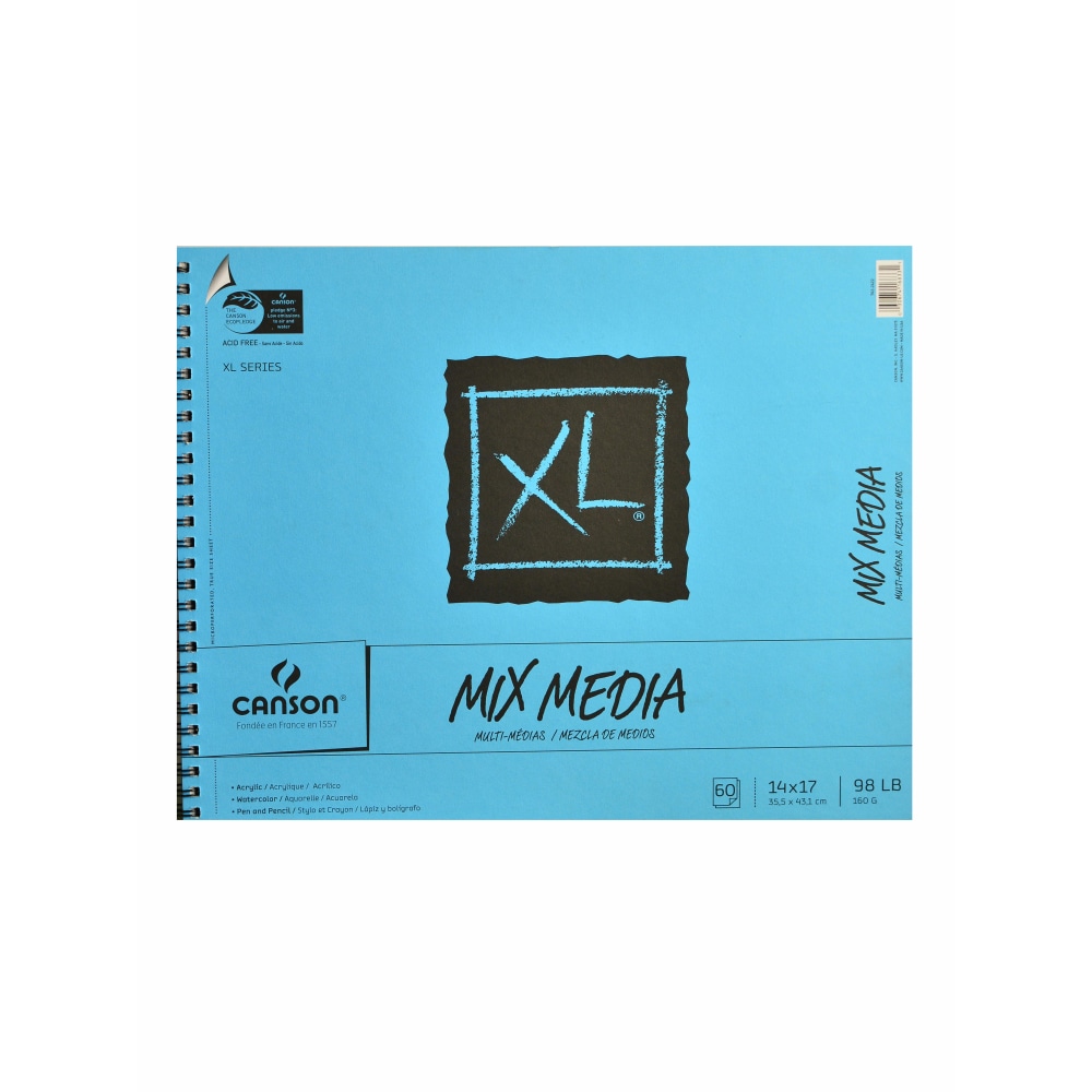 Canson XL Mix Media Pad, 14" x 17",