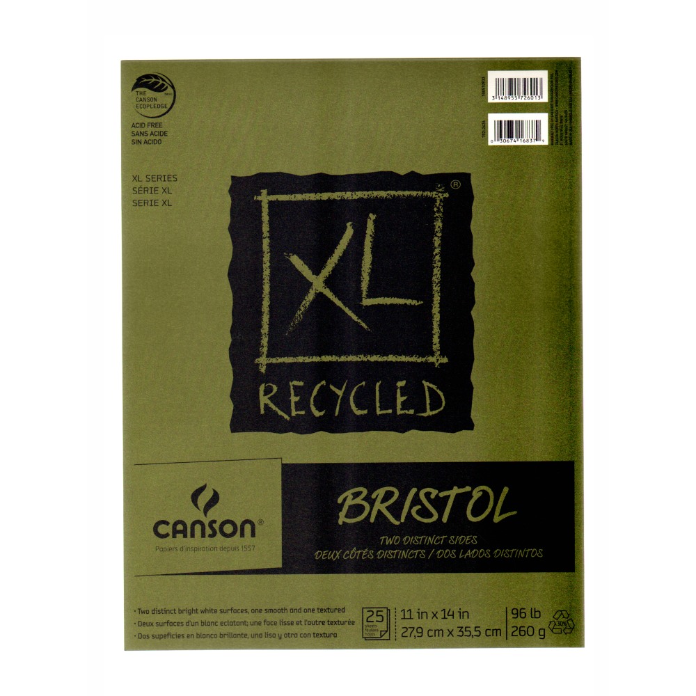 Canson® XL Bristol Pad, 11" x 14", 30%