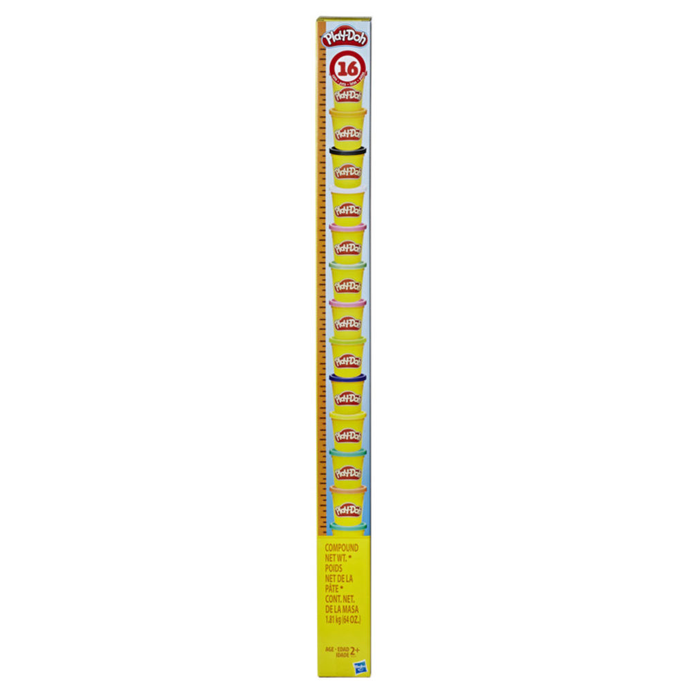 Hasbro Mega Meter Play-Doh, Multicolor, Pack Of 16