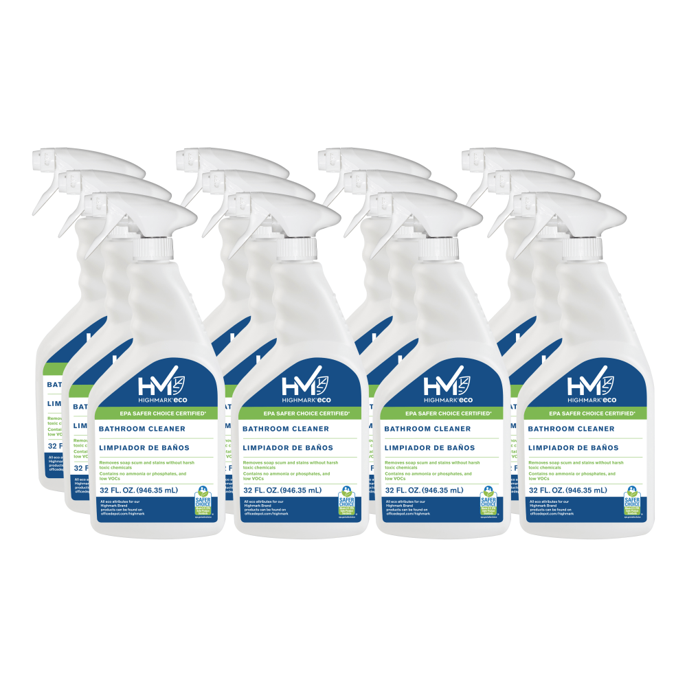 Highmark® ECO Ready-To-Use Bathroom Cleaner, 32 Oz, Case