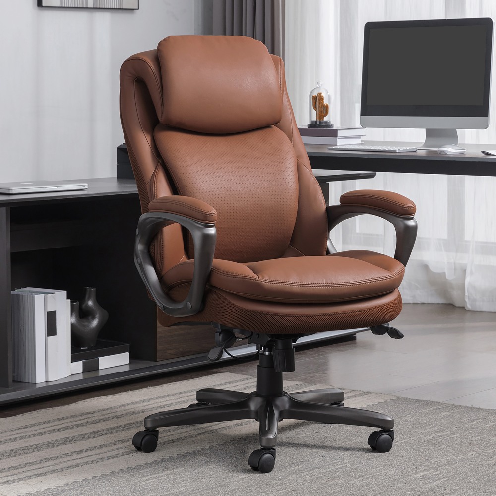 Serta® Smart Layers™ Arlington AIR™ Ergonomic Bonded Leather
