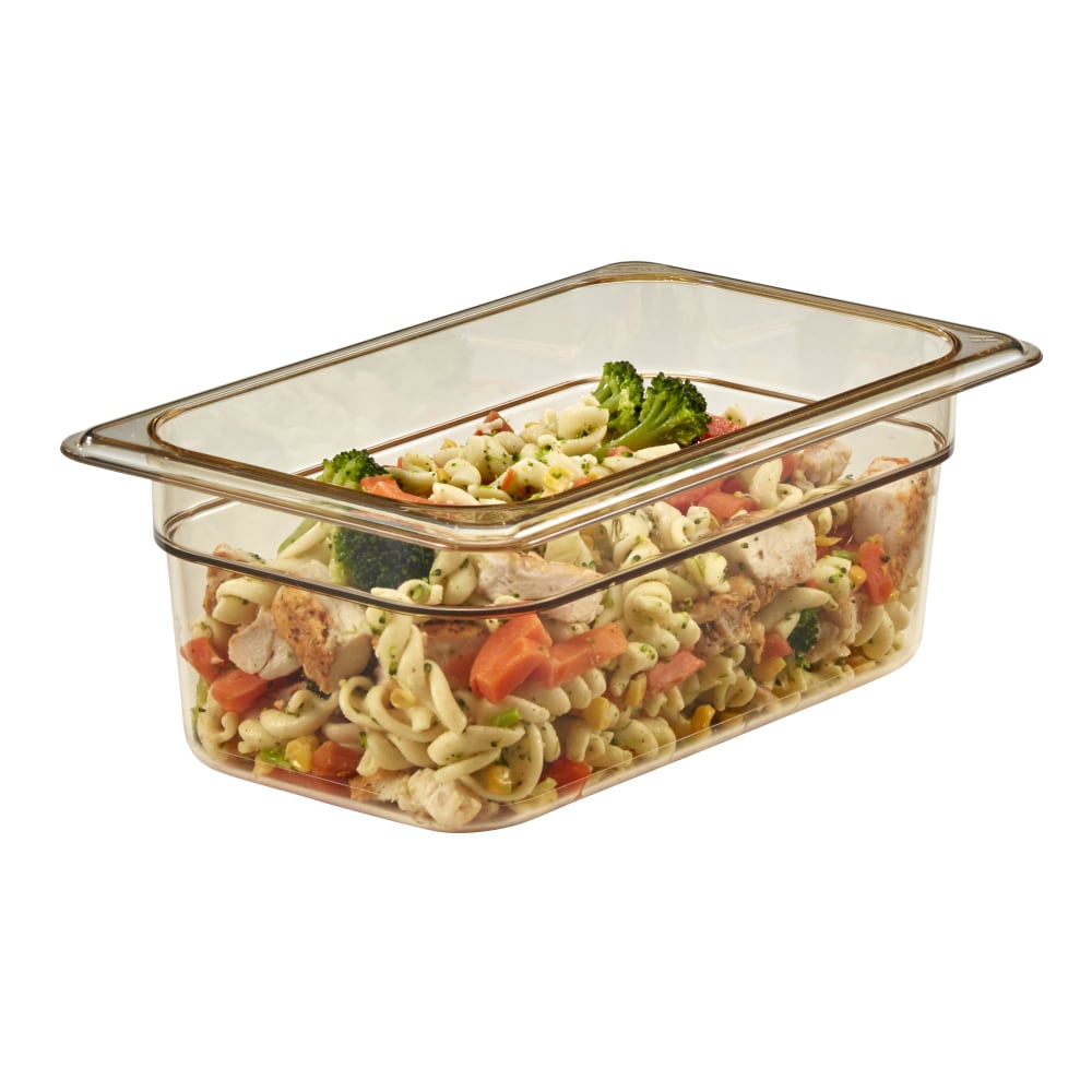 Cambro H-Pan High-Heat GN 1/4 Food Pans, 4"H