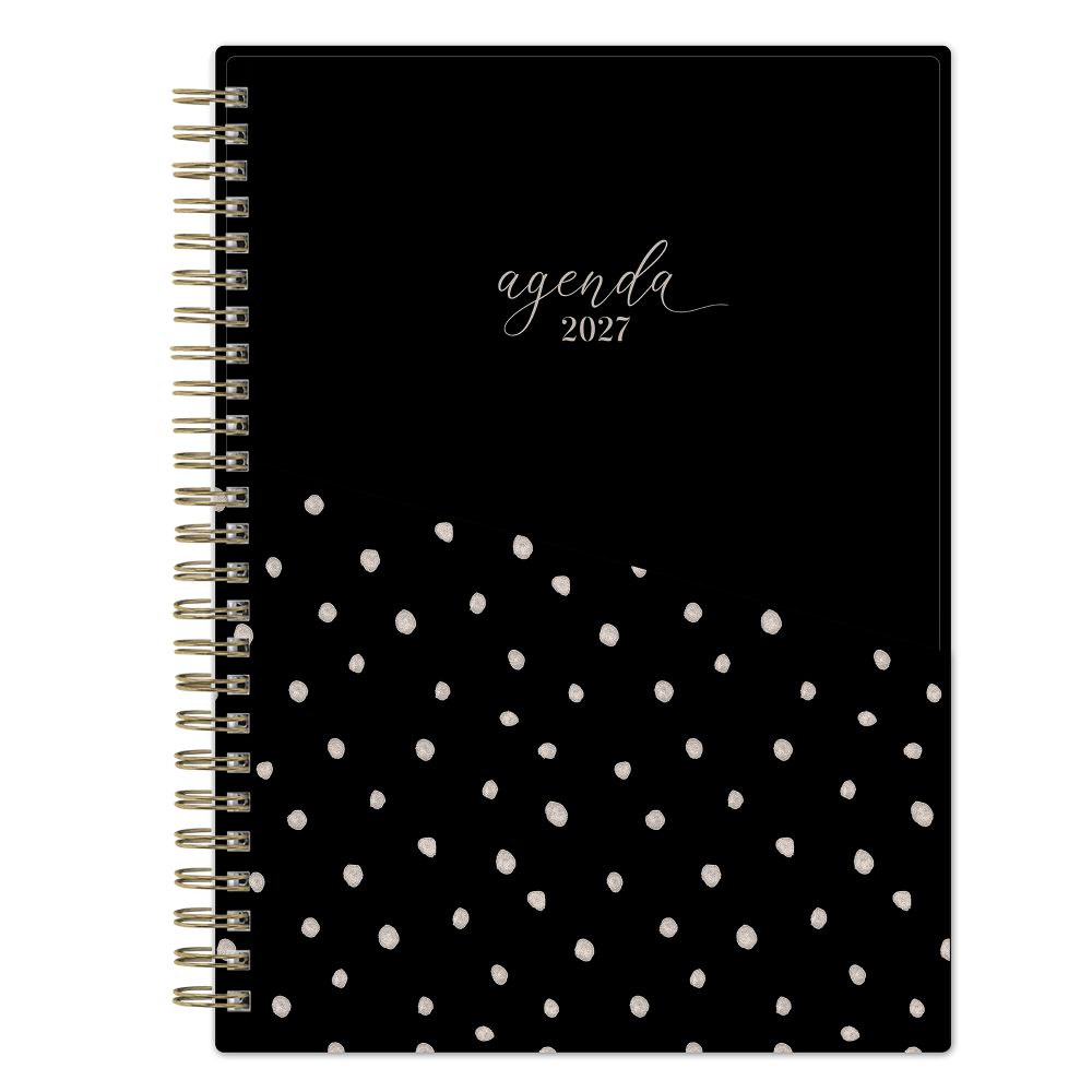 2027 Blue Sky Darcy Black Weekly/Monthly Planning Calendar