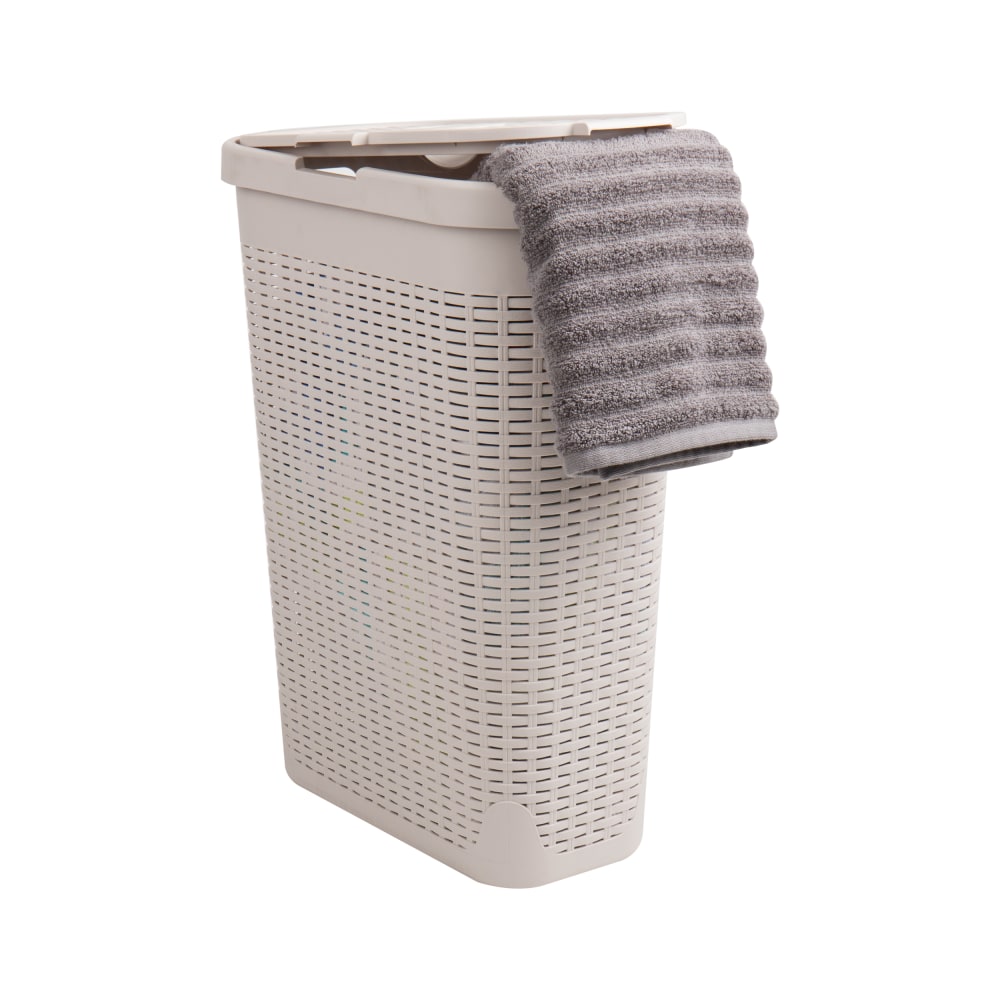 Mind Reader 40L Slim Laundry Hamper Clothes Basket