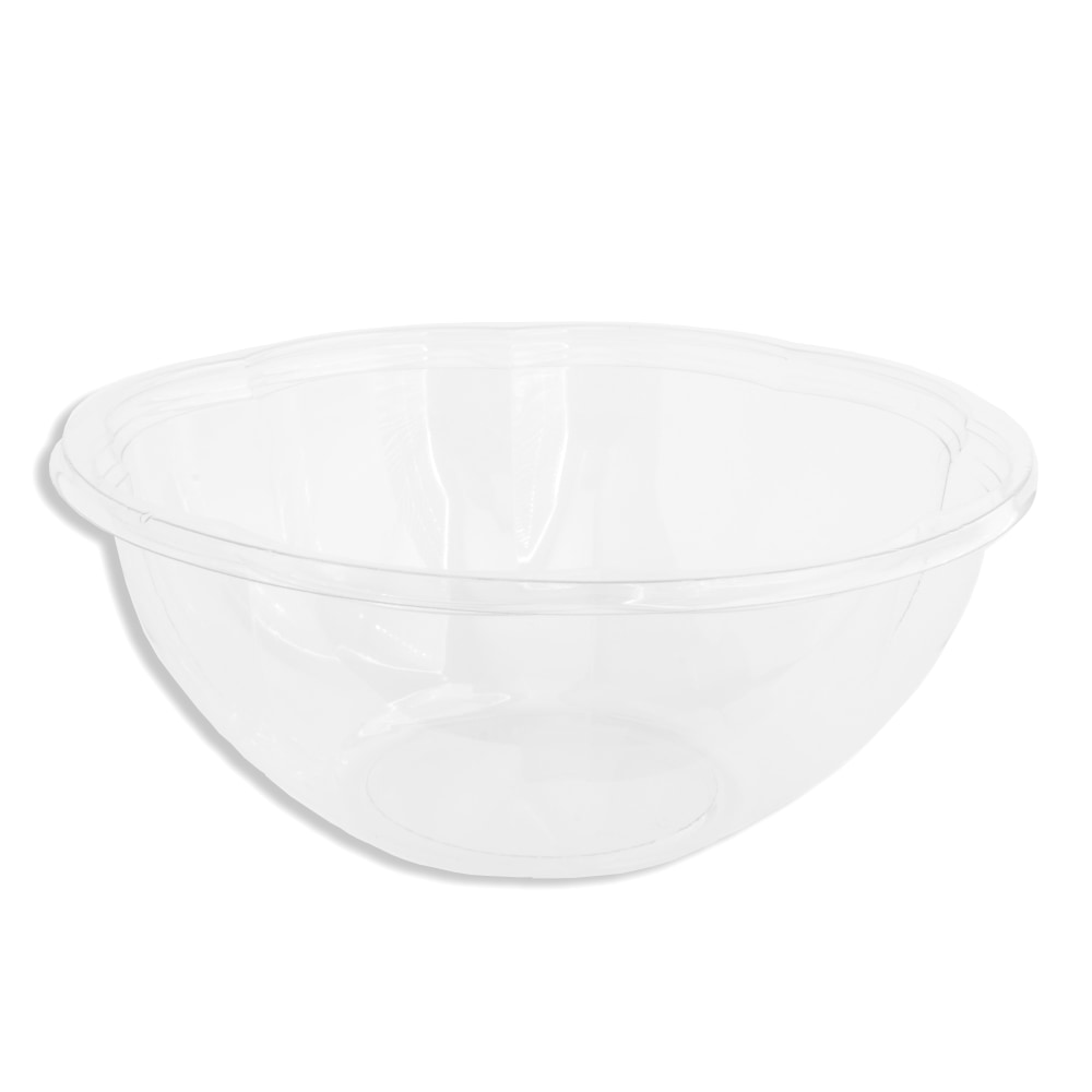 StalkMarket Compostable Bowls, Salad, 24 Oz, Clear, Pack