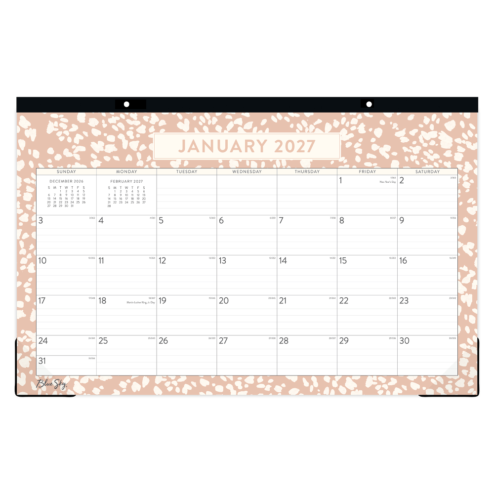 2027 Blue Sky Natalya Monthly Desk Pad Planning
