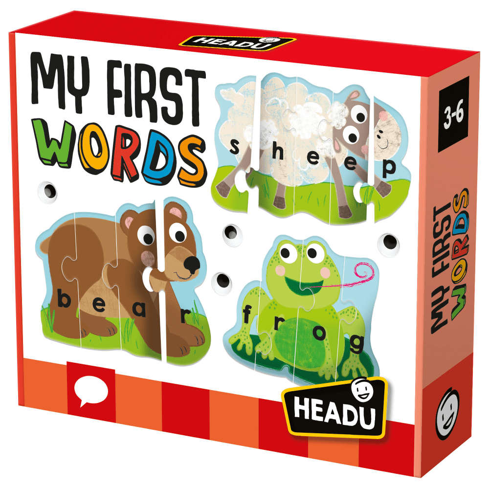 Headu My First Words Self-Correcting Puzzles, Pre-K –