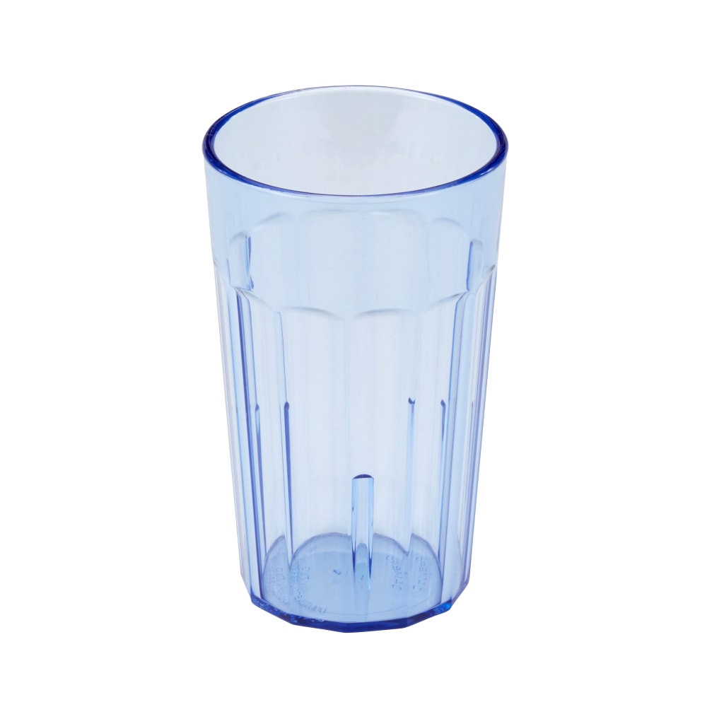 Cambro Newport Styrene Tumblers, 10 Oz, Slate Blue,