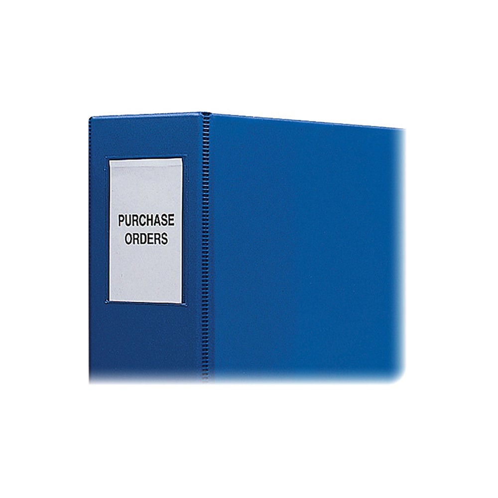 C-Line® Self-Adhesive Binder Label Holders, For 2"-3"