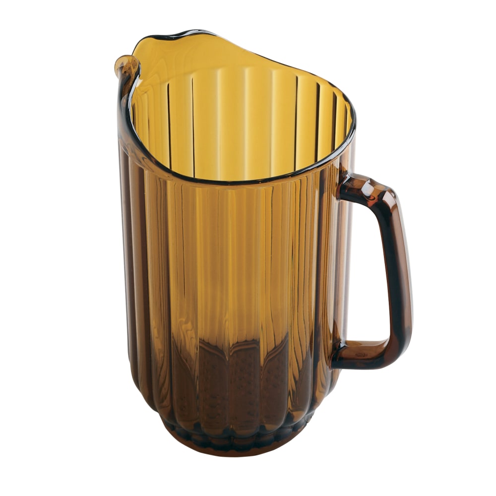 Cambro Camwear® Pitchers, 60 Oz, Amber, Pack Of
