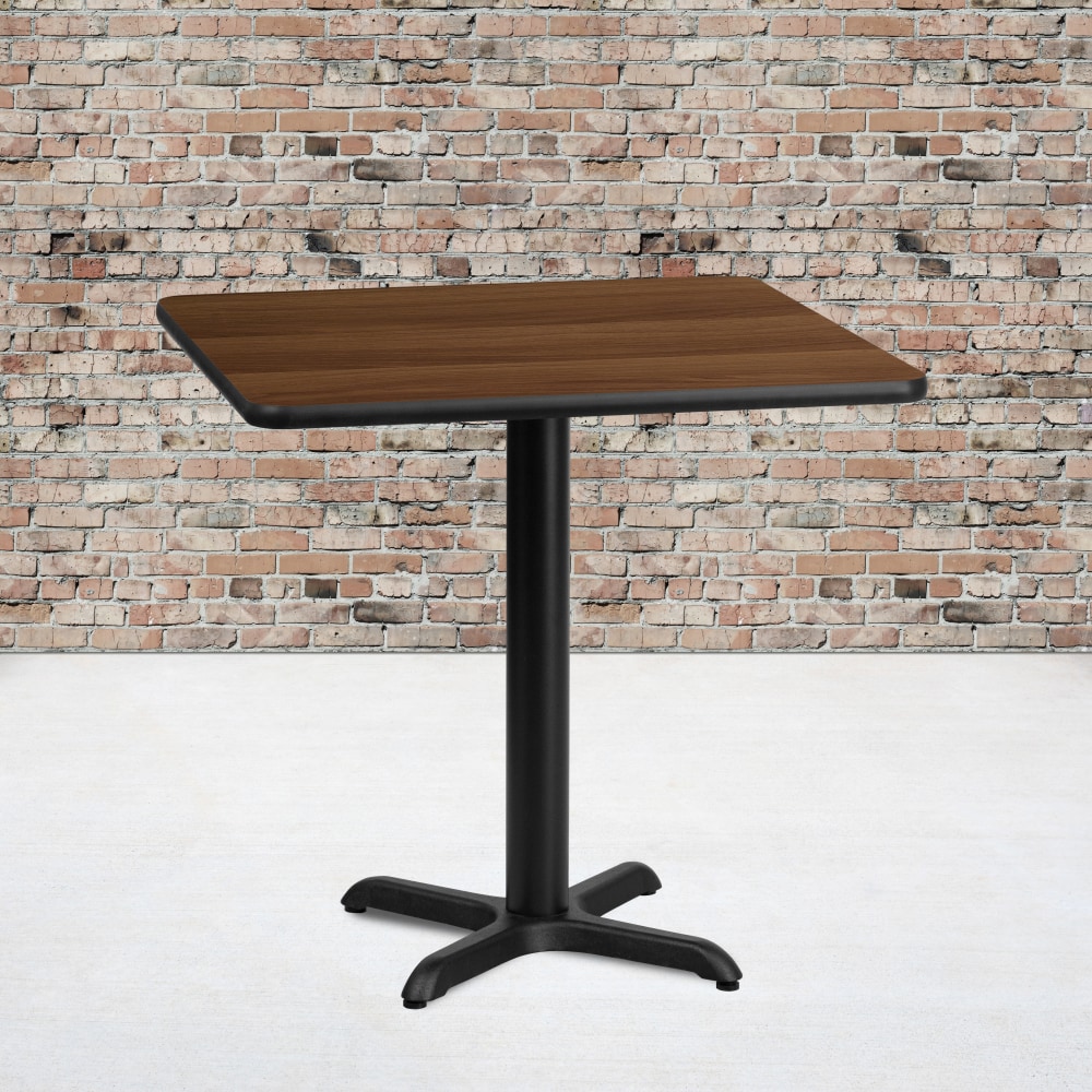 Flash Furniture Square Table With X-Style Base, 31-3/16"H