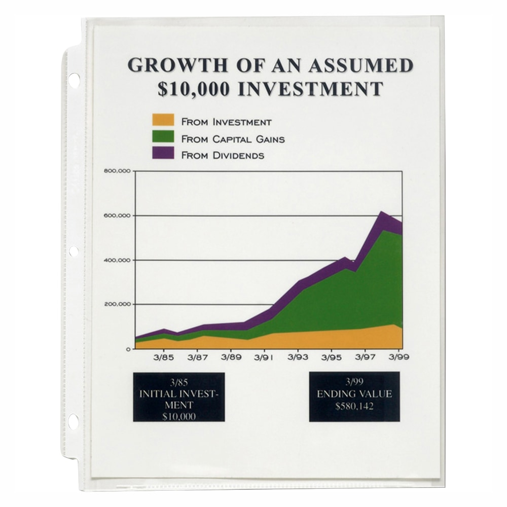 Sparco High-Capacity Sheet Protectors, 8 1/2" x 11",