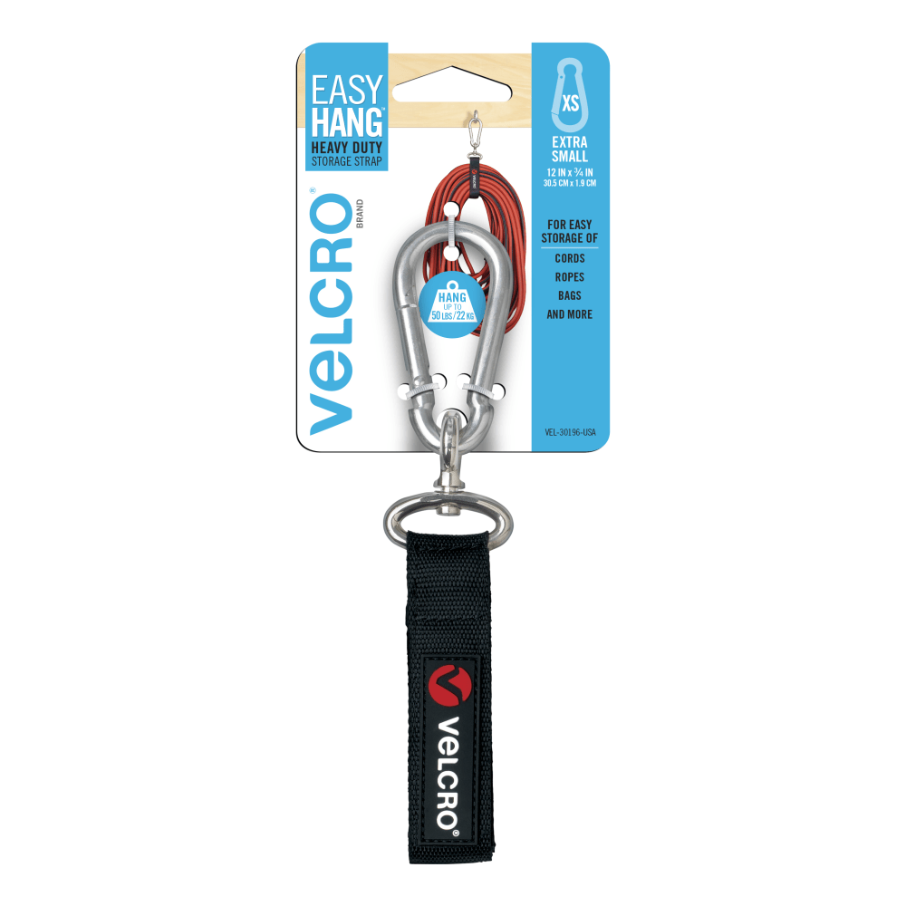 VELCRO® Brand Easy Hang Strap, 3/4" x 12",