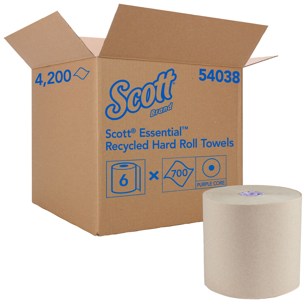 Scott® Essential Paper Towel With Absorbency Pockets, Brown,