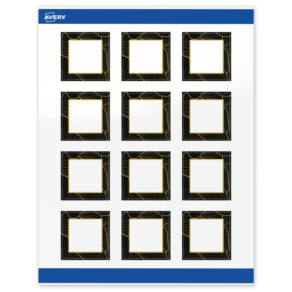 Avery® Printable Labels With Sure Feed® Technology, S00-ETE,