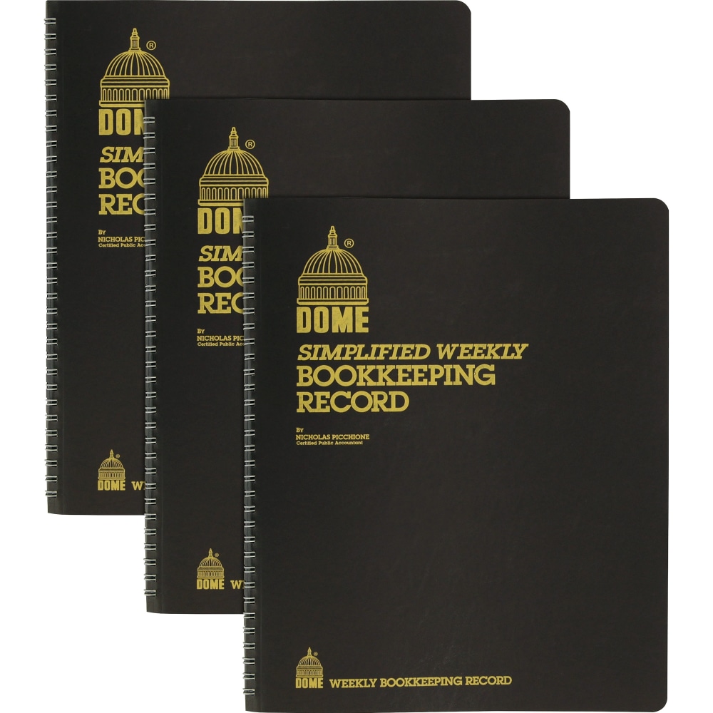Dome Bookkeeping Record Book - 128 Sheet(s) -