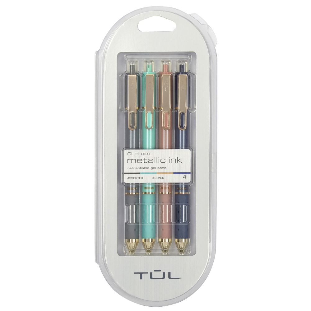 TUL® GL Series Retractable Gel Pens, Medium Point,