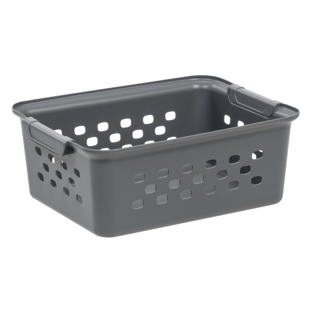 Iris® Plastic Storage Basket, Small, 10-1/4”H x 12-7/16”W