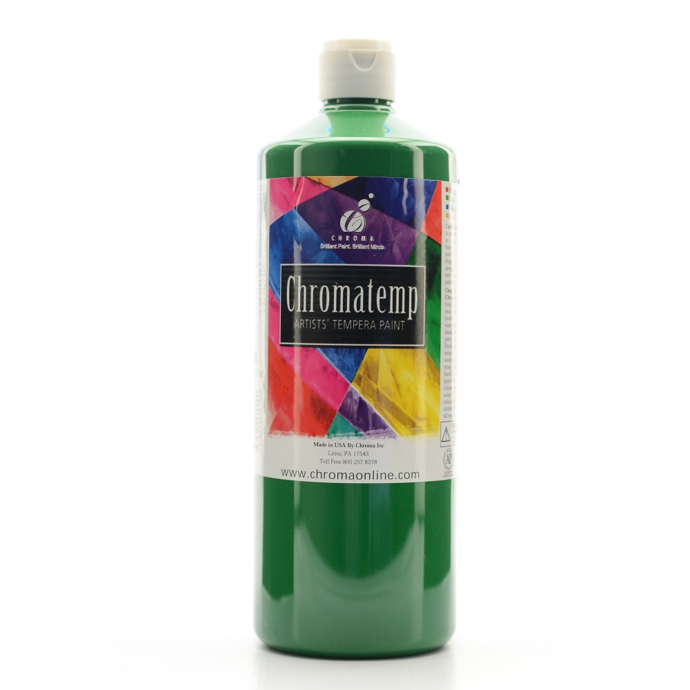 Chroma ChromaTemp Artists&#x27; Tempera Paint, 32 Oz, Green