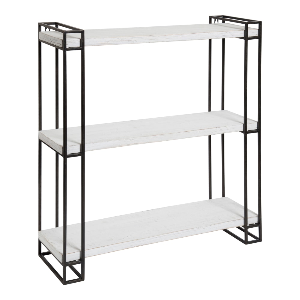 Kate and Laurel Lintz Floating Wall Shelves, 30-1/2"H