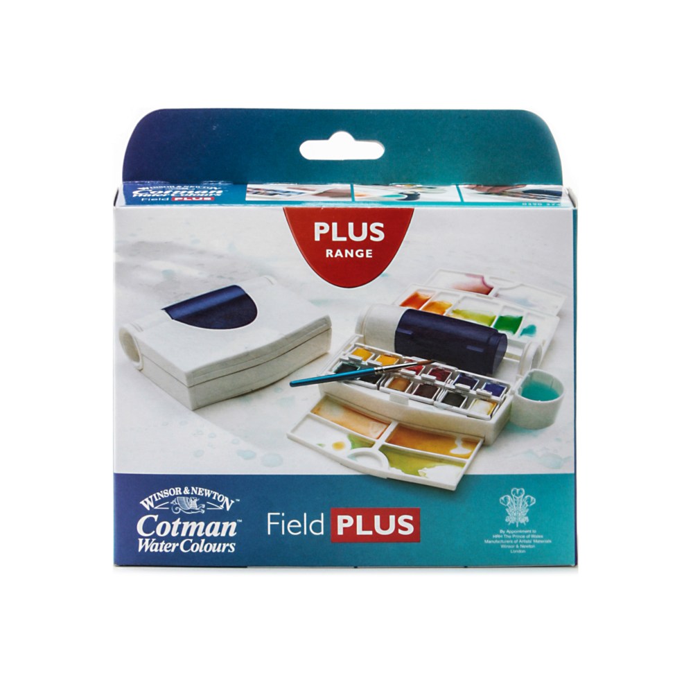 Winsor & Newton Cotman Watercolor Field Plus Set,