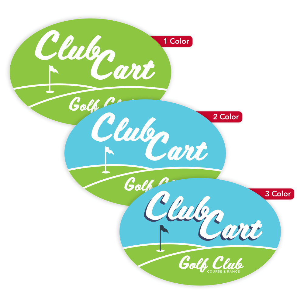 Custom Printed Outdoor Weatherproof 1-, 2- Or 3-Color