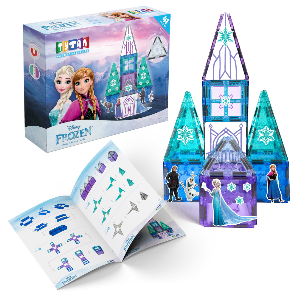 Tytan Toys Disney Frozen Castle Magnetic Tile Blocks