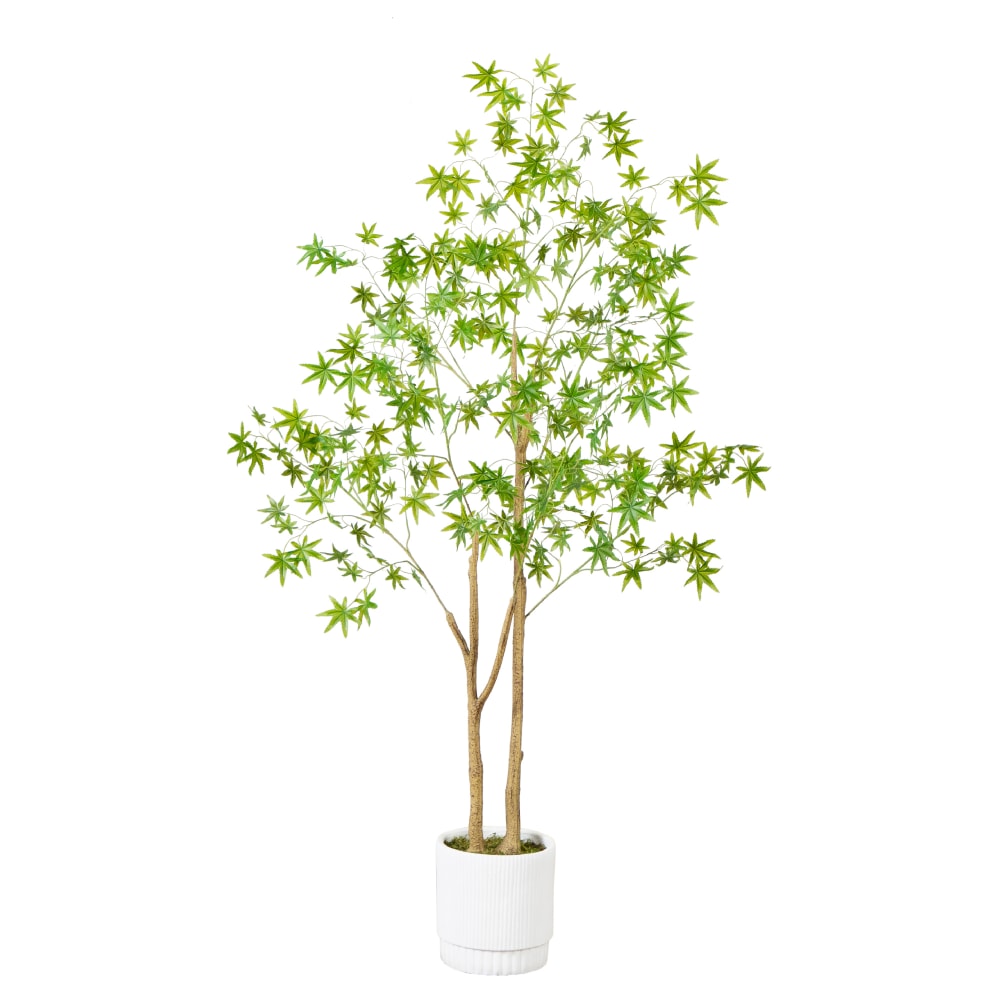 Nearly Natural 6’H Artificial Maple Tree With Planter,