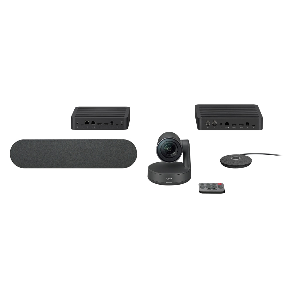 Logitech® Rally Premium Ultra-HD ConferenceCam System, Black