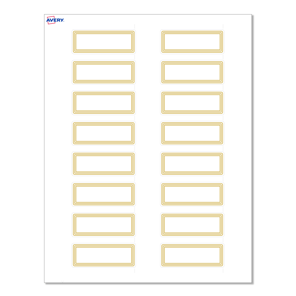 Avery® Print-To-The-Edge Labels With Sure Feed® Technology,
