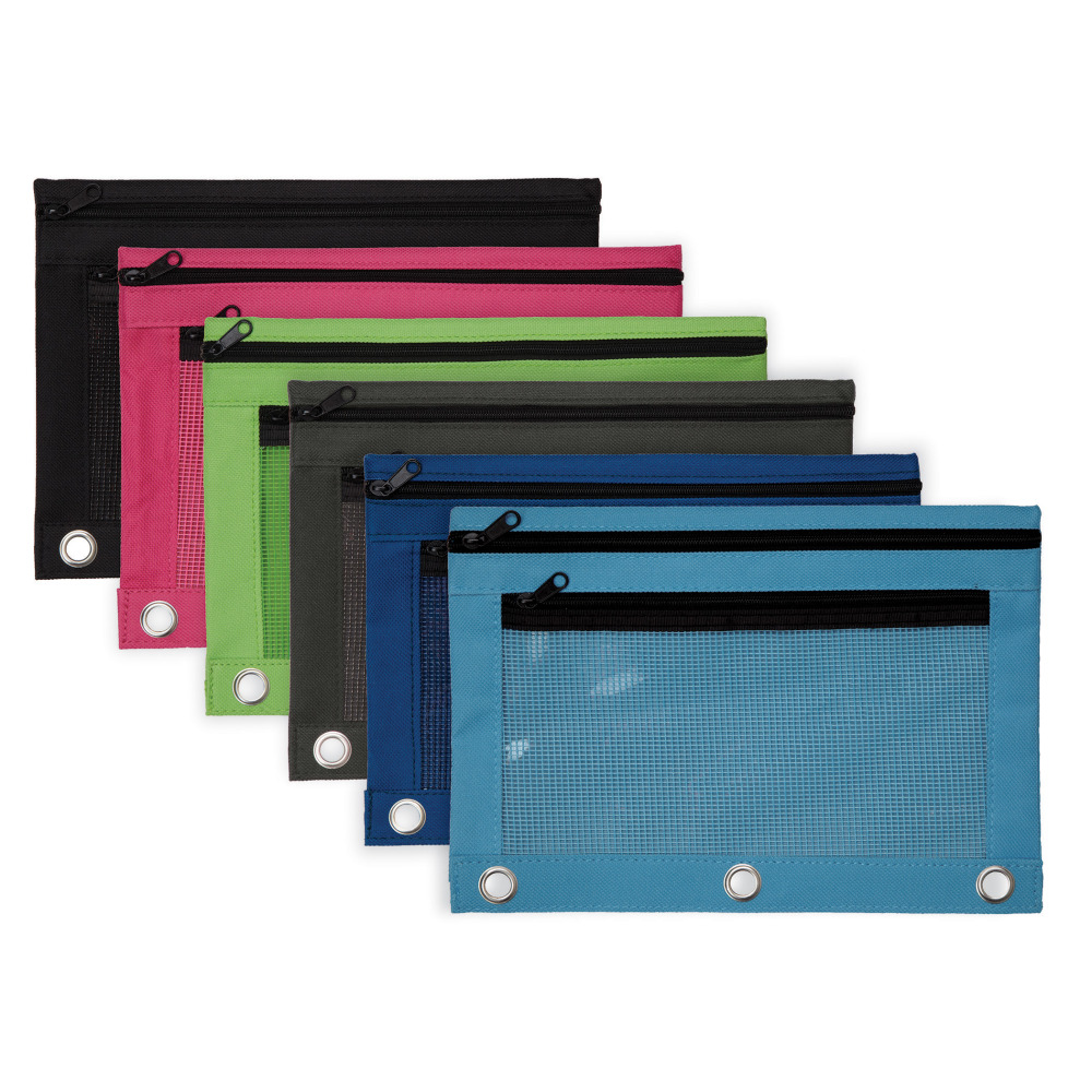Office Depot® Brand Pencil Pouch With Mesh Window,
