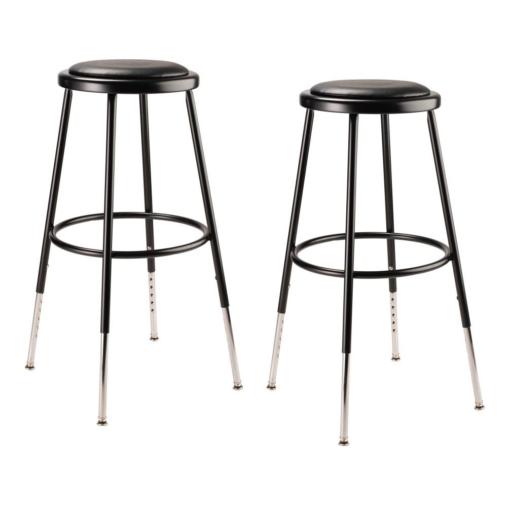 National Public Seating 6400 Series Adjustable Vinyl-Padded