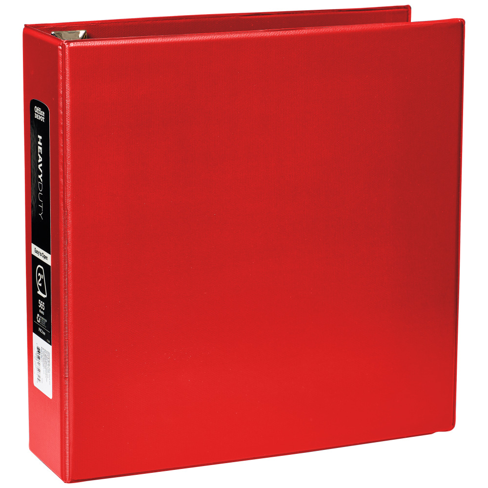 Office Depot® Brand Heavy-Duty 3-Ring Binder, 2" D-Rings,