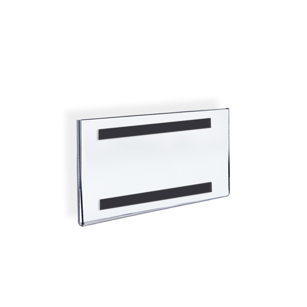 Azar Displays Acrylic Sign Holders With Magnetic Strips,