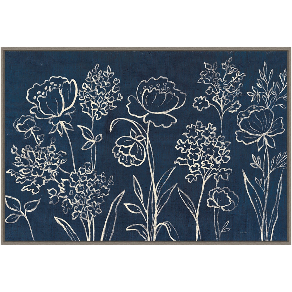 Amanti Art Indigo Floral I by Silvia Vassileva