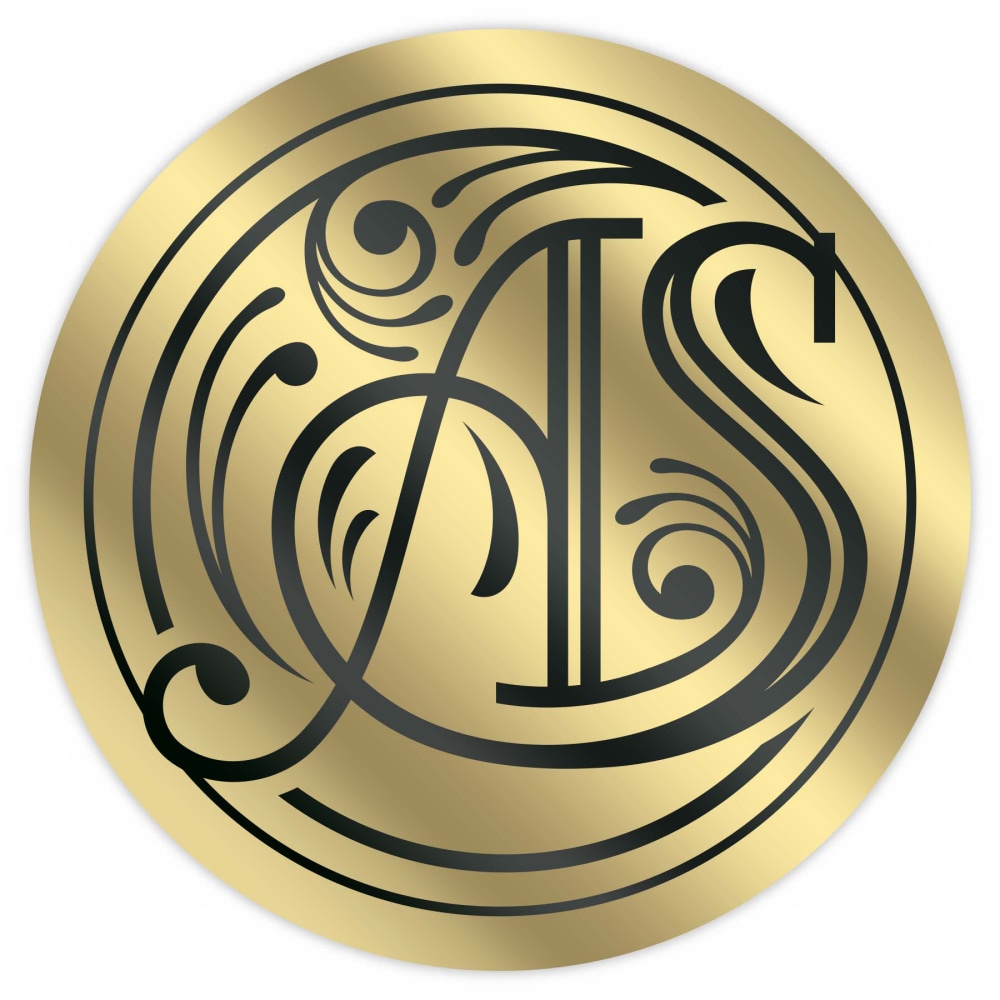 Custom 1-Color Foil-Stamped Labels And Stickers, 1-1/4"