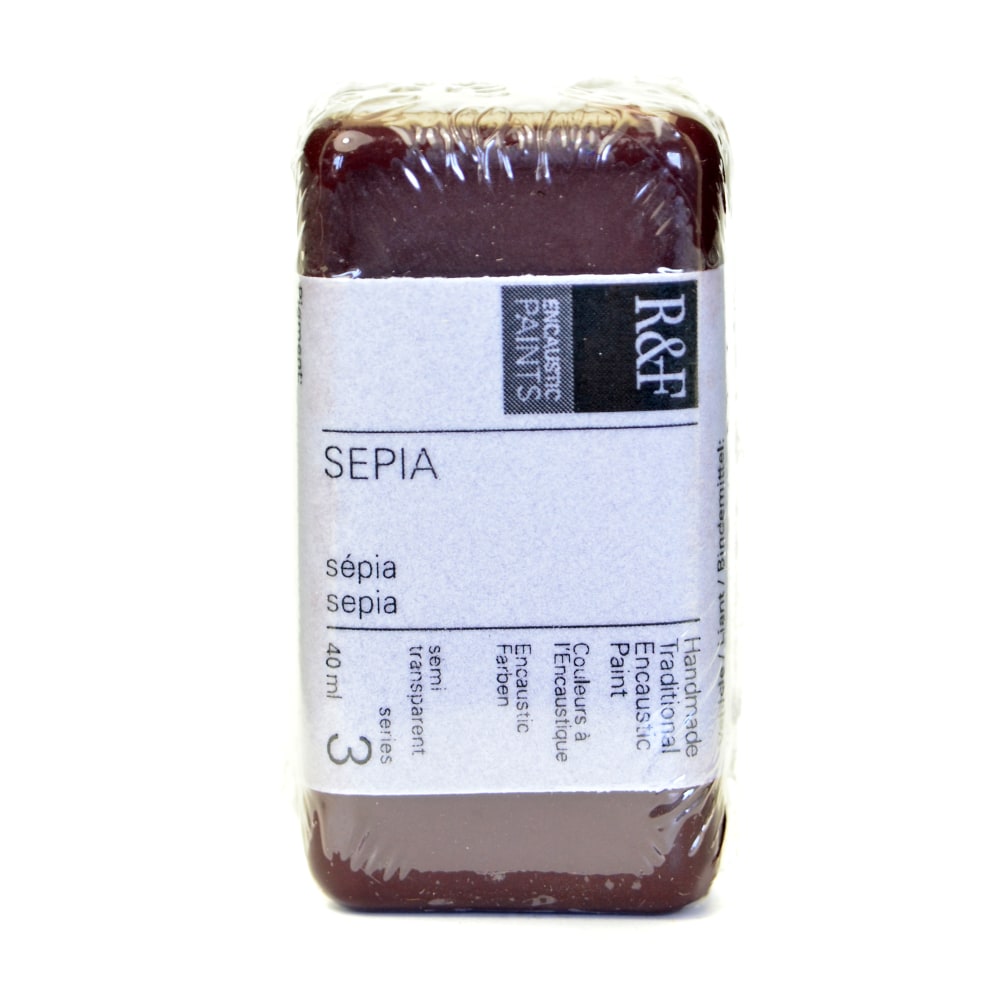 R & F Handmade Paints Encaustic Paint Cake,