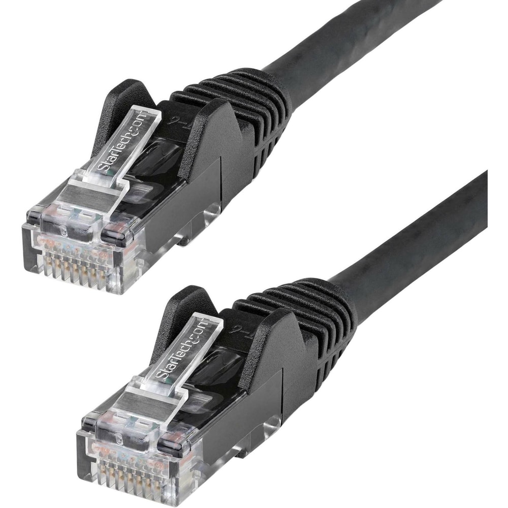 StarTech.com 30ft Black Cat6 Patch Cable with Snagless