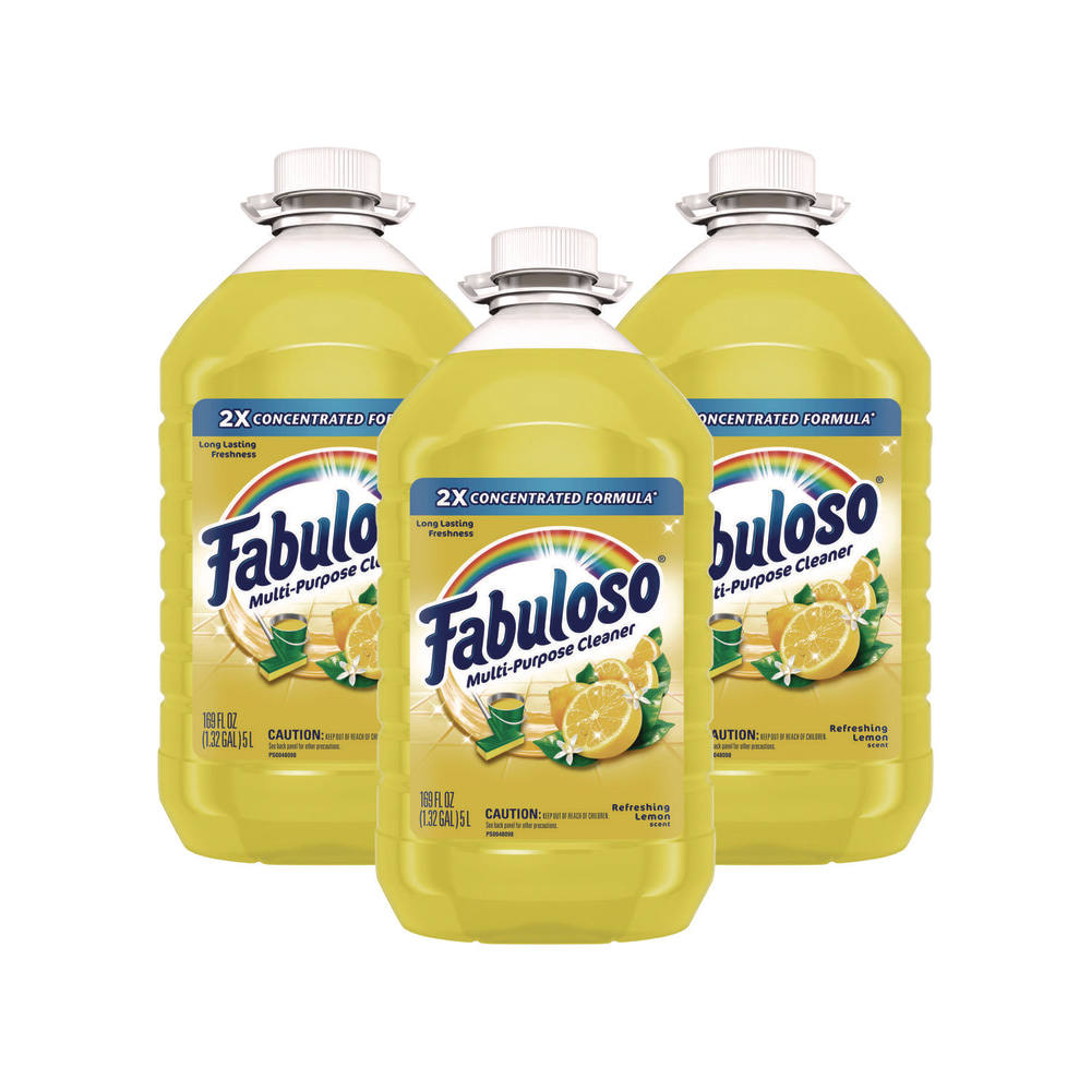 Fabuloso® Multi-use Cleaner, Lemon Scent, 169 oz Bottle,