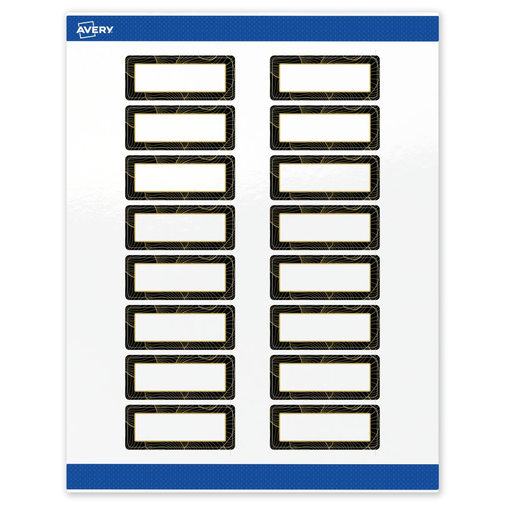 Avery® Printable Labels With Sure Feed® Technology, S00-ETF,