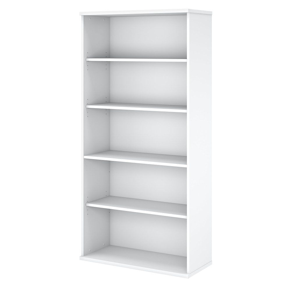 Bush Business Furniture Easy Office 73"H 5-Shelf Bookcase,