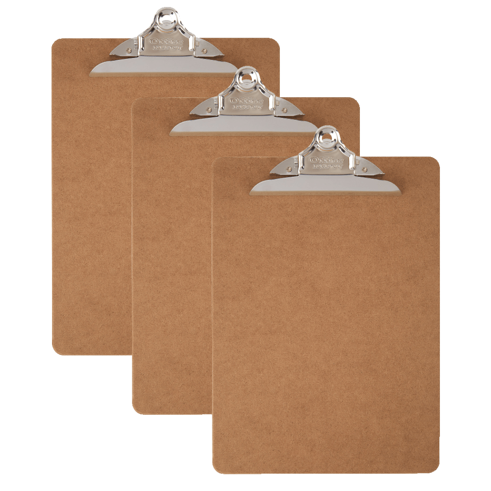 Office Depot® Brand Wood Clipboards, 9"x 12-1/2", 100%