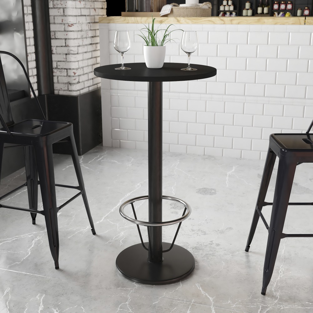 Flash Furniture Laminate Round Table Top With Round