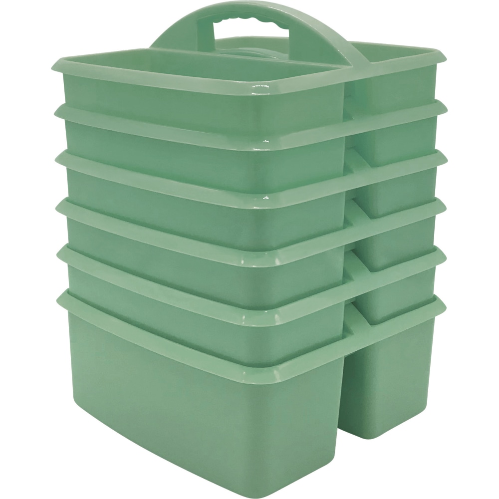 Teacher Created Resources Plastic Storage Caddy, Eucalyptus