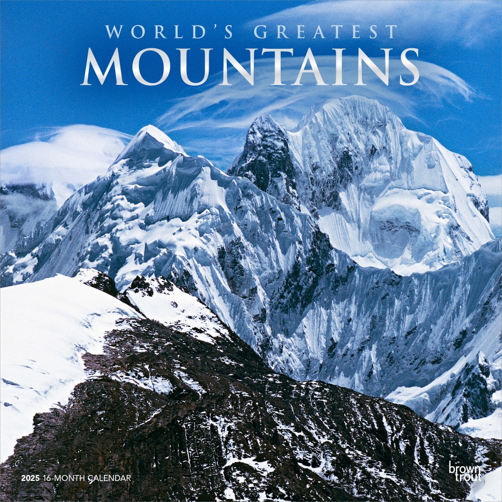 2025 BrownTrout World&#x27;s Greatest Mountains Monthly